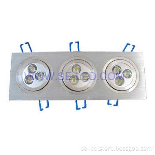 9W Rectangular Long Lifespan LED Ceiling Light